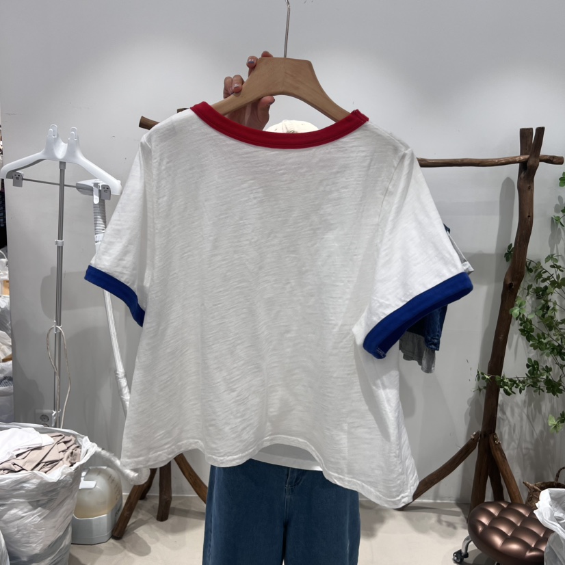 BLOOM韓國直郵㊣東大門實拍女裝新品時尚熱賣人氣休閑25春夏T恤BLOOM-ST恤