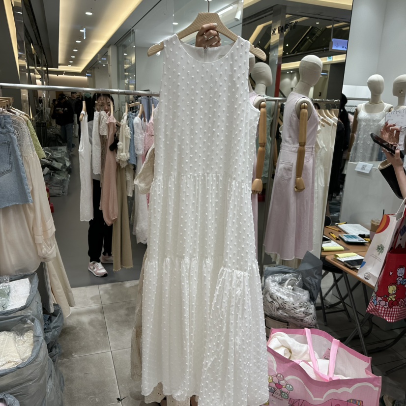 XPARTY直郵韓國代購㊣女裝新款人氣時尚25春夏熱賣休閑連衣裙XPARTY連衣裙