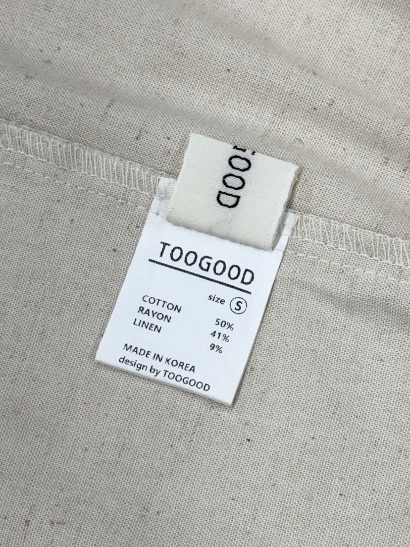 TOOGOOD韓國㊣直郵東大門代購女裝新品時尚人氣休閑長裙亞麻TOOGOOD長裙