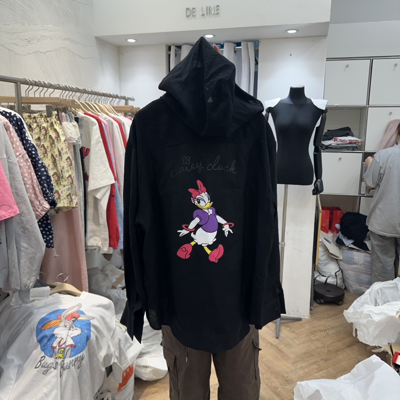 DE LINE韓國直郵㊣東大門實拍女裝新品熱賣人氣襯衫蕾絲衫DE LINE襯衫/蕾絲衫