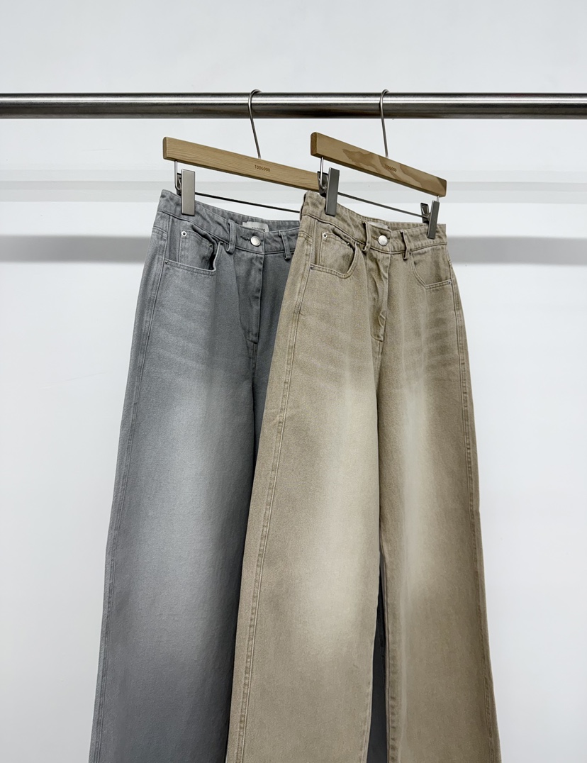 TOOGOOD韓國直郵㊣女裝新款25春夏熱賣休閑人氣推薦時尚牛仔褲TOOGOOD牛仔褲