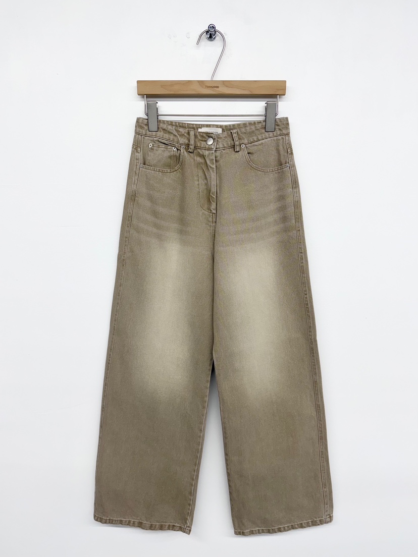 TOOGOOD韓國直郵㊣女裝新款25春夏熱賣休閑人氣推薦時尚牛仔褲TOOGOOD牛仔褲圖色2