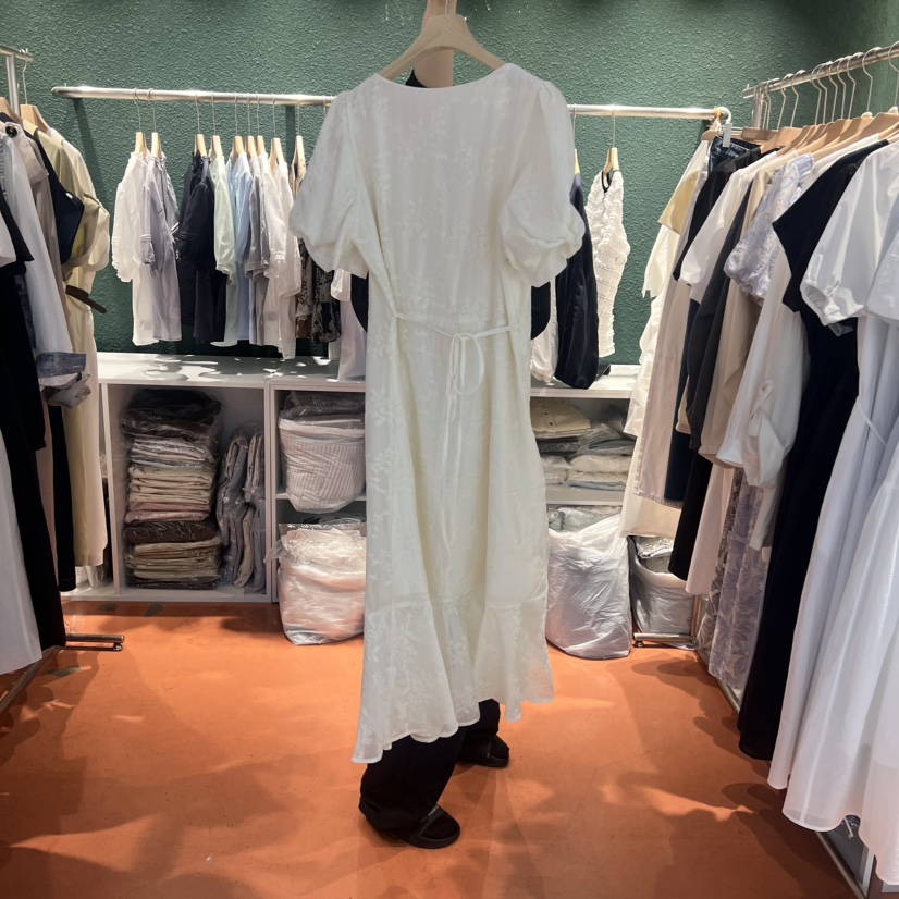 SIMPLE PARK/WMSTORY直郵韓國代購㊣女裝新品熱賣連衣裙刺繡SIMPLE PARK/WMSTORY連衣裙