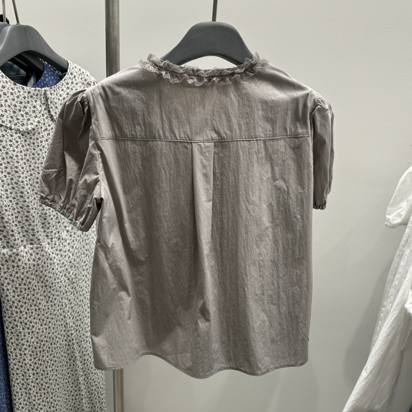 TARABY MOTION韓國直郵㊣女裝新品人氣推薦時尚襯衫蕾絲衫TARABY MOTION襯衫/蕾絲衫