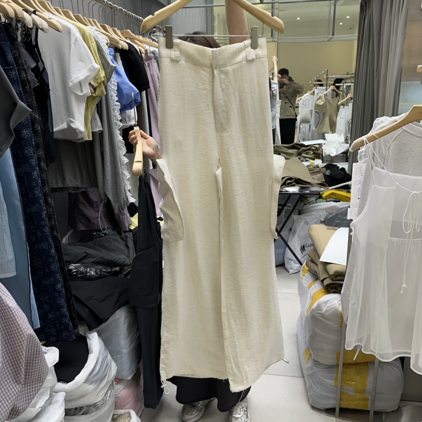 UOOV直郵韓國代購㊣女裝新品25春夏熱賣推薦人氣時尚休閑褲UOOV休閑褲