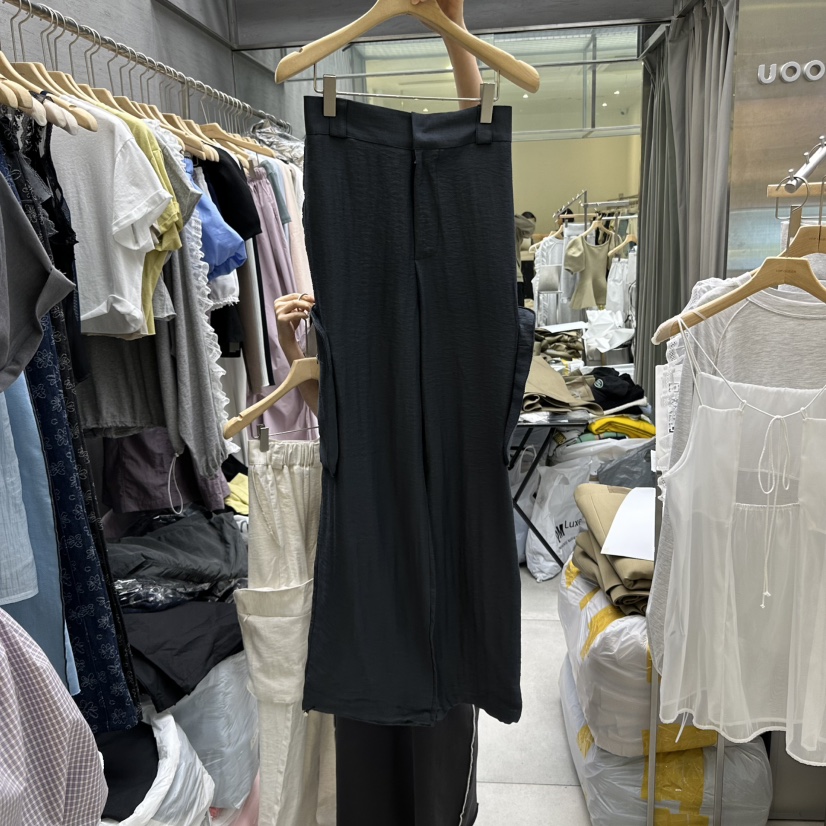 UOOV直郵韓國代購㊣女裝新品25春夏熱賣推薦人氣時尚休閑褲UOOV休閑褲圖色2
