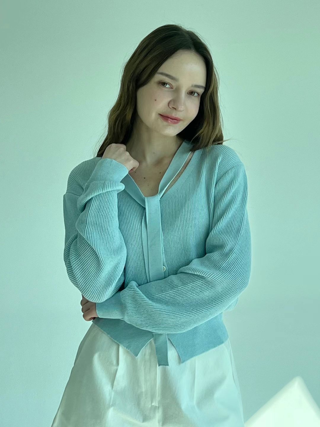 끌 벅지韓國直郵㊣東大門實拍女裝新品25春夏休閑時尚針織衫Pull Buck針織衫