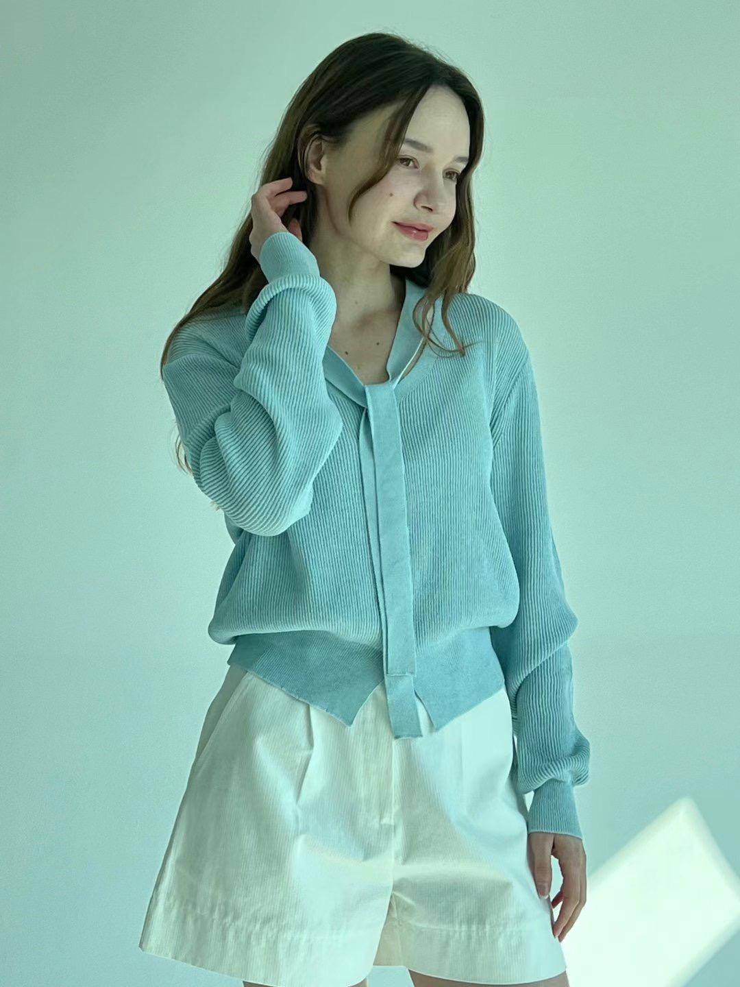 끌 벅지韓國直郵㊣東大門實拍女裝新品25春夏休閑時尚針織衫Pull Buck針織衫