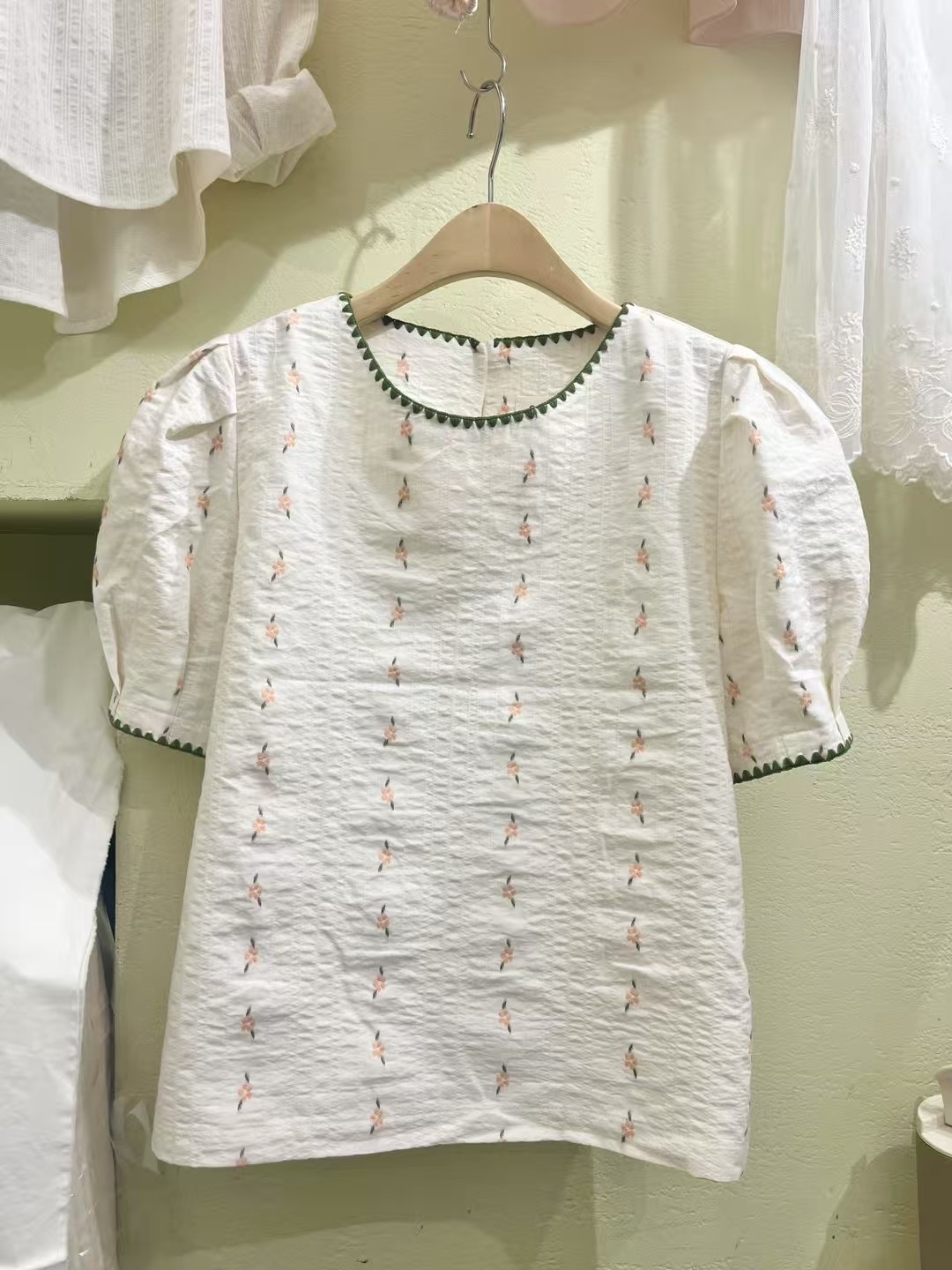CAROL韓國直郵㊣女裝新品休閑人氣推薦25春夏熱賣襯衫蕾絲衫CAROL襯衫/蕾絲衫