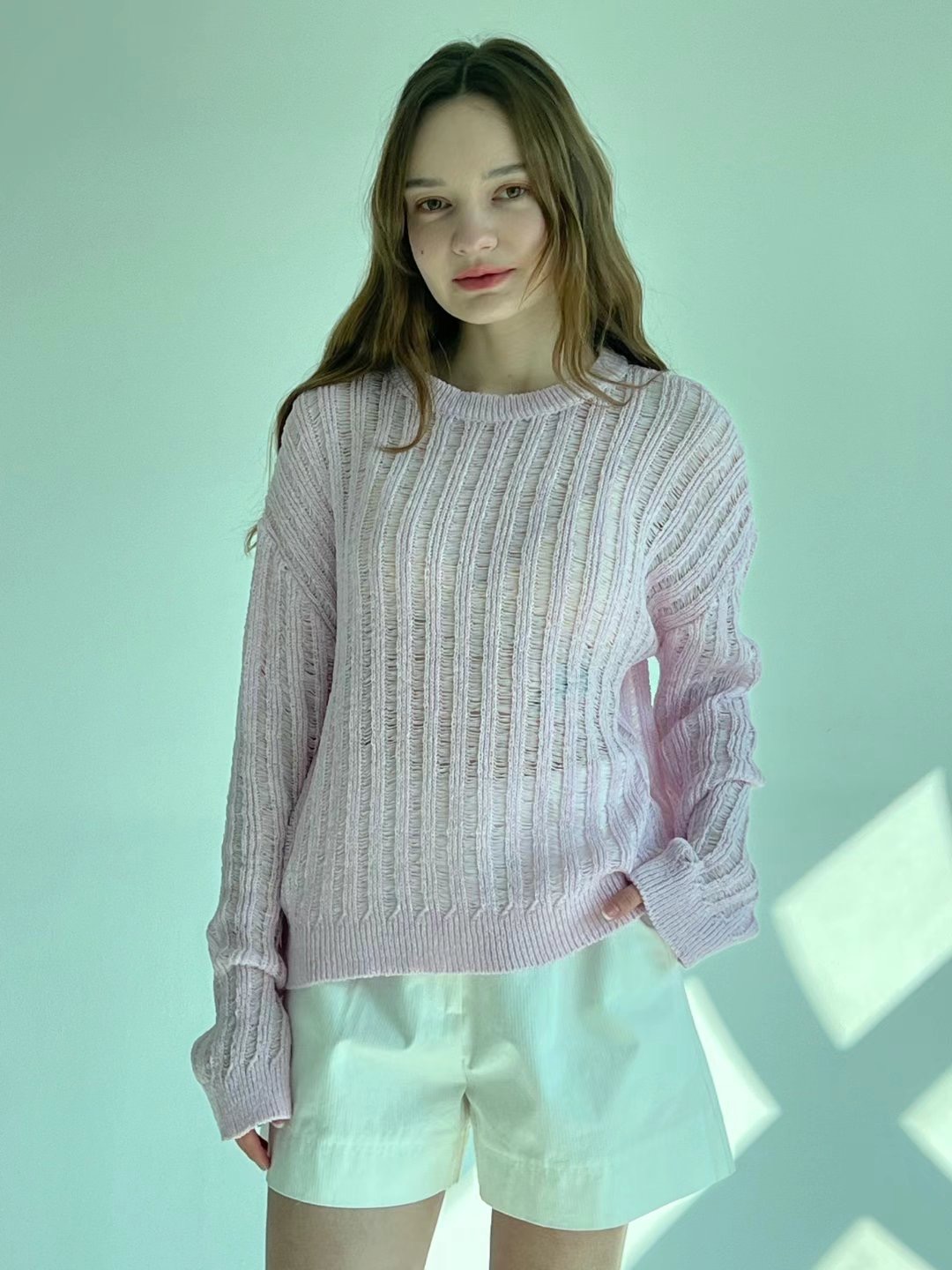 끌 벅지韓國㊣直郵東大門代購女裝新款休閑人氣熱賣25春夏毛衣Pull Buck毛衣