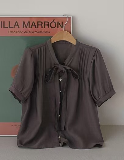CAROL韓國㊣直郵東大門代購女裝新品時尚推薦人氣襯衫蕾絲衫CAROL襯衫/蕾絲衫