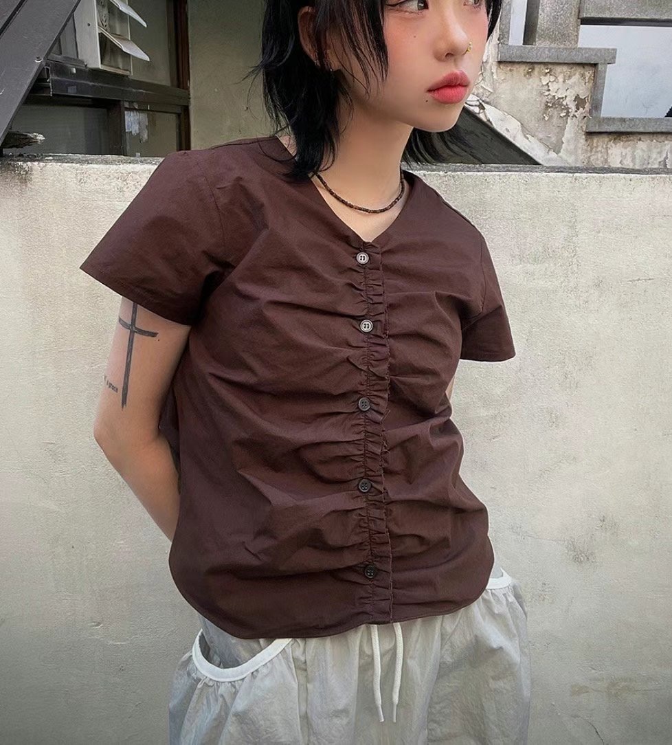 UGIPAL韓國直郵㊣東大門實拍女裝新品25春夏推薦襯衫蕾絲衫UGIPAL襯衫/蕾絲衫