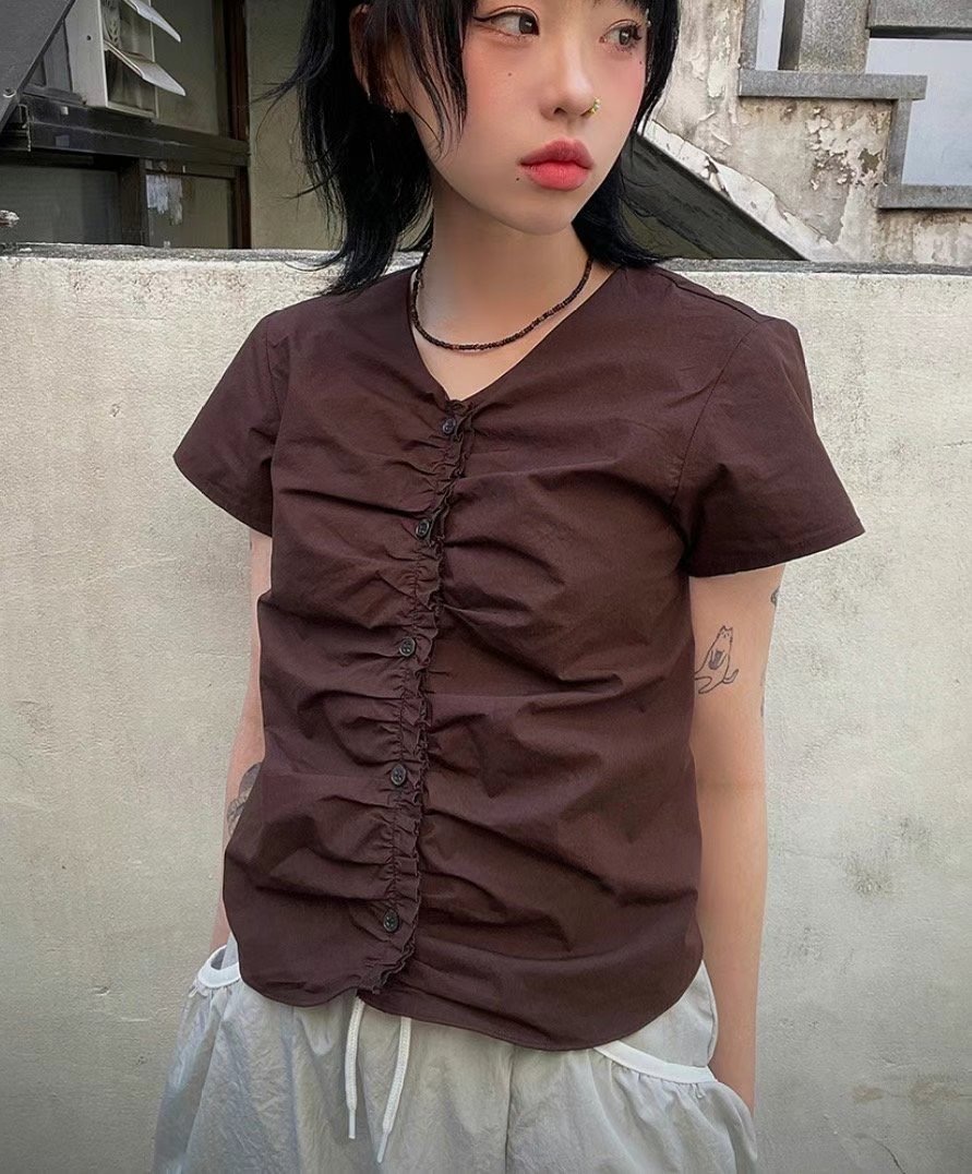 UGIPAL韓國直郵㊣東大門實拍女裝新品25春夏推薦襯衫蕾絲衫UGIPAL襯衫/蕾絲衫