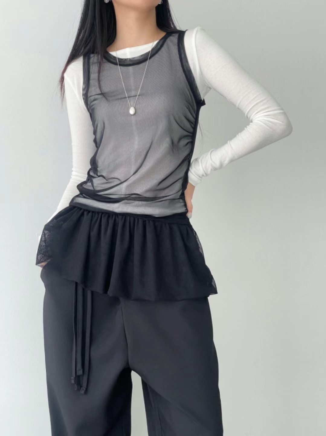 UGIPAL韓國直郵㊣東大門實拍女裝新品人氣吊帶背心不含內搭UGIPAL吊帶/背心