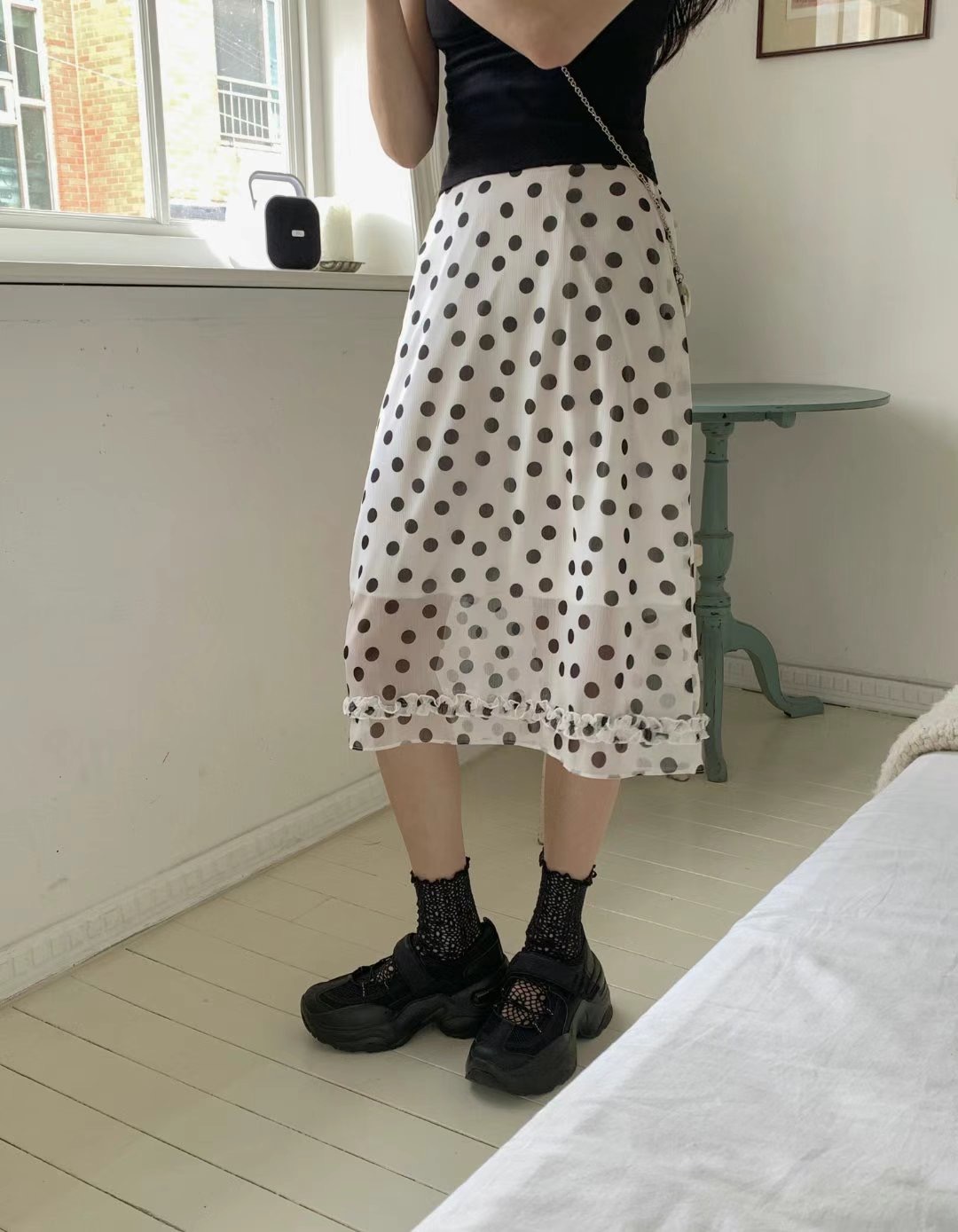 BONGBLY-봉블리直郵韓國代購㊣女裝新款熱賣時尚半身裙中短裙BONGBLY半身裙/中短裙圖色1
