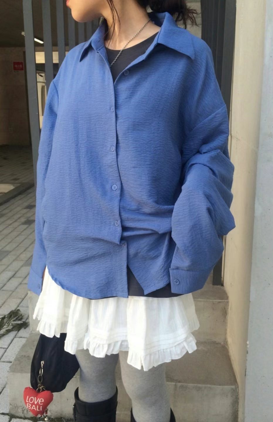 UGIPAL韓國㊣直郵東大門代購女裝新款25春夏人氣襯衫蕾絲衫UGIPAL襯衫/蕾絲衫