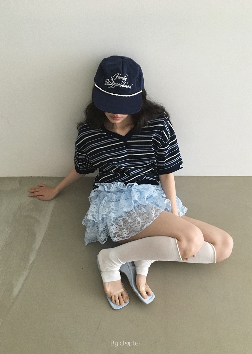 BY CHAPTER韓國直郵㊣東大門實拍女裝新品休閑時尚人氣T恤ChapterT恤