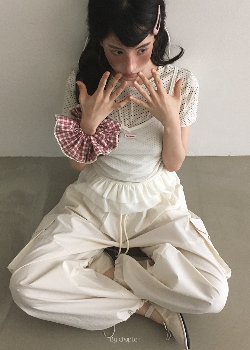 BY CHAPTER直郵韓國代購㊣女裝新品人氣時尚休閑休閑褲工裝褲Chapter休閑褲