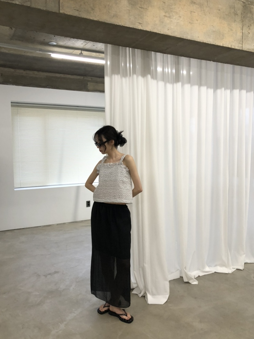 FOSET韓國直郵㊣東大門實拍女裝新款休閑熱賣時尚25春夏長裙FOSET長裙