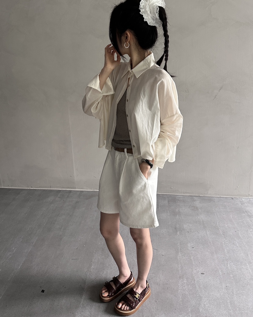 HOWDY韓國㊣直郵東大門代購女裝新品休閑25春夏熱賣襯衫蕾絲衫howdy襯衫/蕾絲衫