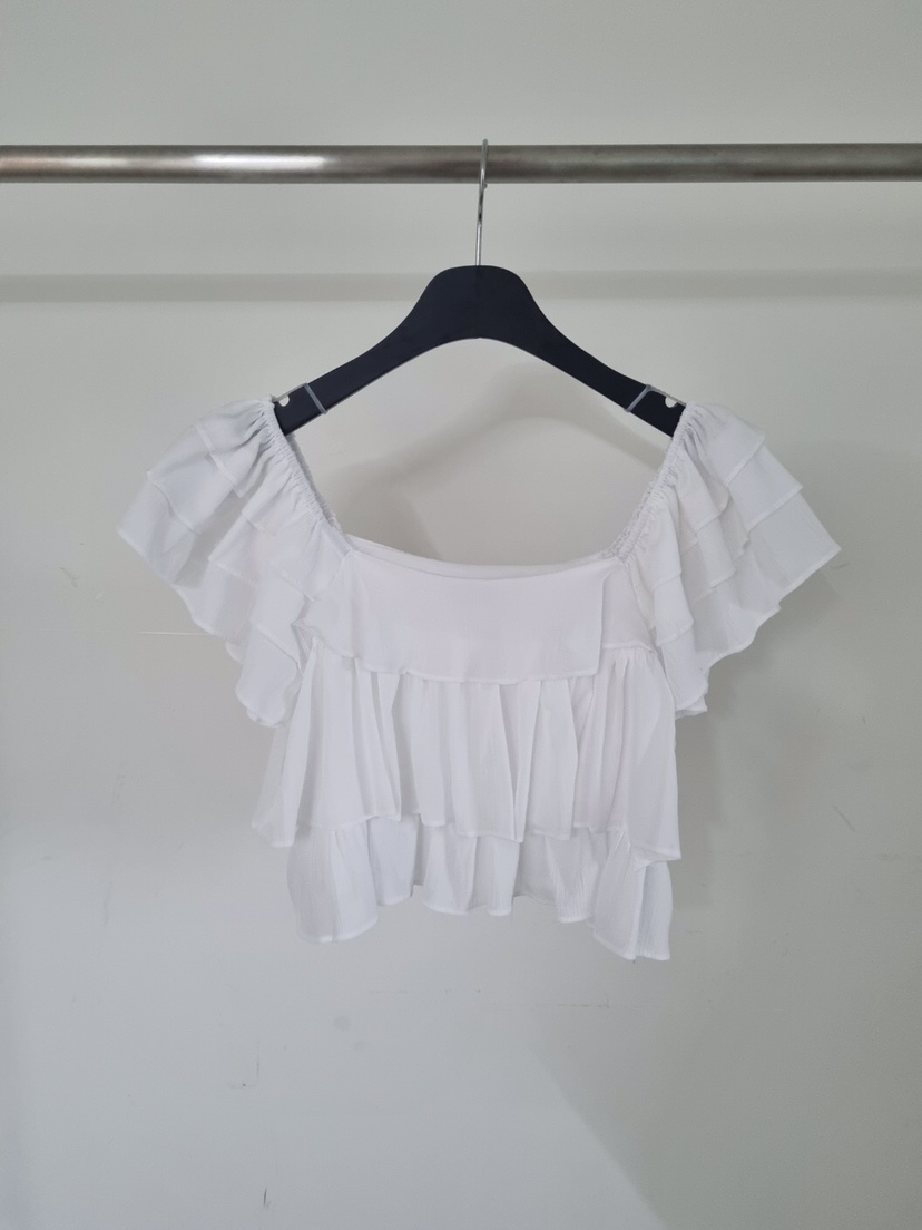 VERANDA韓國㊣直郵東大門代購女裝新品推薦時尚25春夏襯衫蕾絲衫VERANDA襯衫/蕾絲衫圖色1