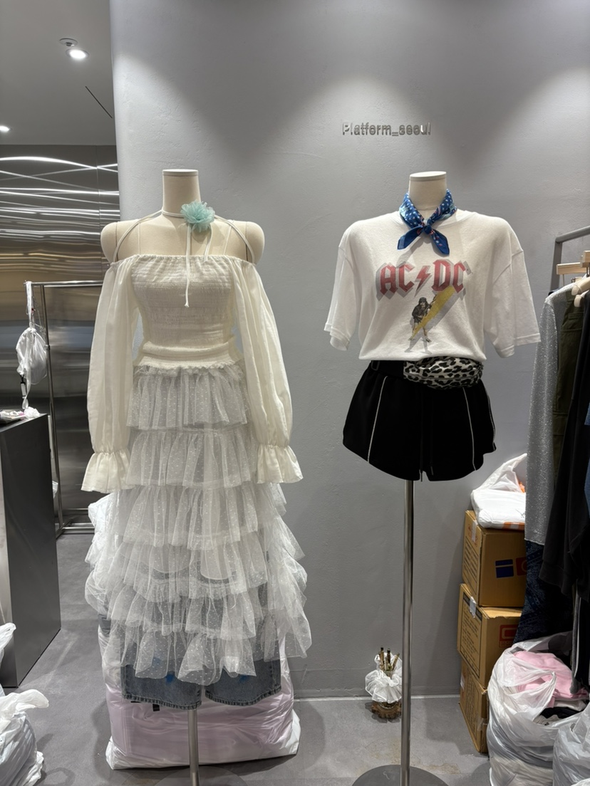 PLATFORM-L韓國㊣直郵東大門代購女裝新品人氣襯衫蕾絲衫紗布PLATFORM襯衫/蕾絲衫