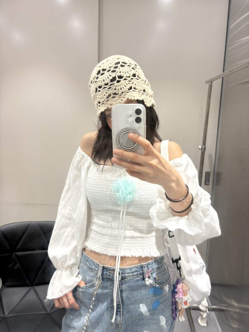 PLATFORM-L韓國㊣直郵東大門代購女裝新品人氣襯衫蕾絲衫紗布PLATFORM襯衫/蕾絲衫圖色1