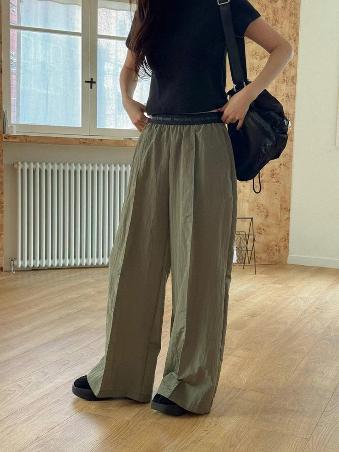 DRESS UP韓國直郵㊣女裝新品人氣熱賣推薦時尚25春夏休閑褲DRESS UP休閑褲