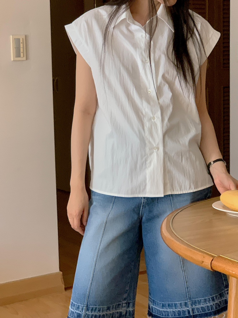 CM韓國㊣直郵東大門代購女裝新品推薦休閑25春夏襯衫蕾絲衫CM襯衫/蕾絲衫
