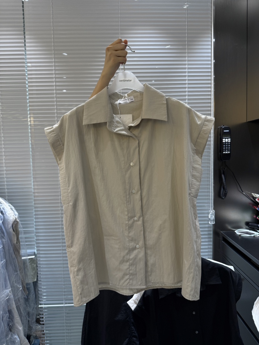 CM韓國㊣直郵東大門代購女裝新品推薦休閑25春夏襯衫蕾絲衫CM襯衫/蕾絲衫圖色2