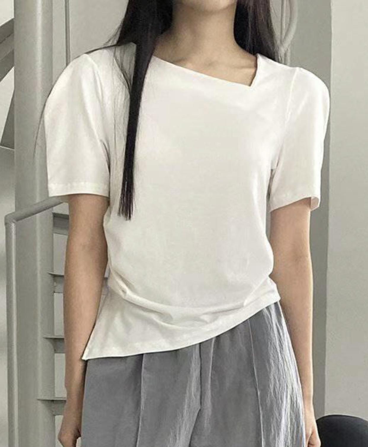 DRESS UP直郵韓國代購㊣女裝新品人氣時尚25春夏T恤泡泡袖DRESS UPT恤