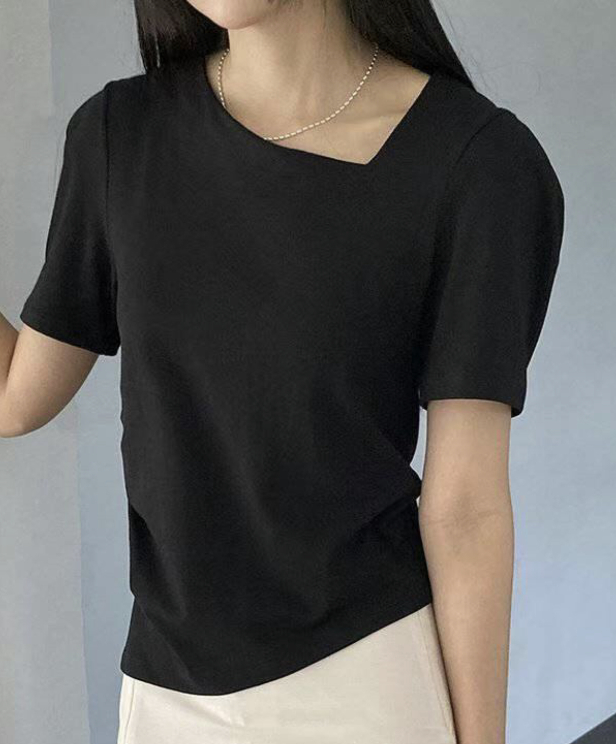DRESS UP直郵韓國代購㊣女裝新品人氣時尚25春夏T恤泡泡袖DRESS UPT恤圖色3