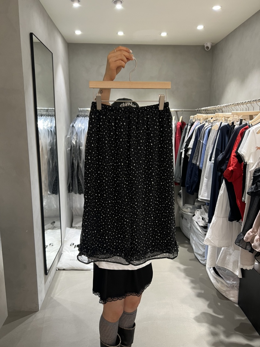 X-MOOD直郵韓國代購㊣女裝新品熱賣時尚休閑推薦半身裙中短裙X-MOOD半身裙/中短裙