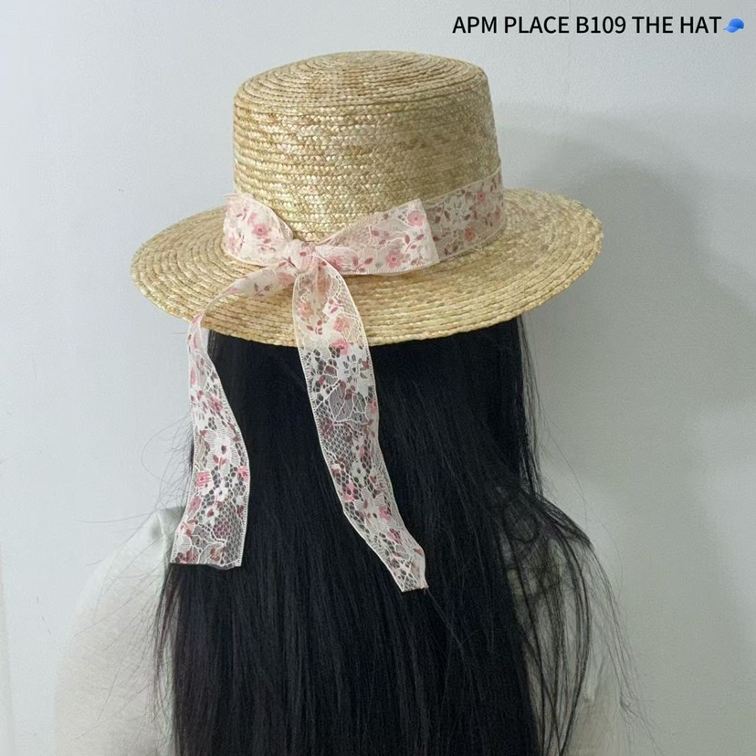 THE HAT-P韓國㊣直郵東大門代購女裝新款休閑人氣帽子蕾絲花THE HAT帽子