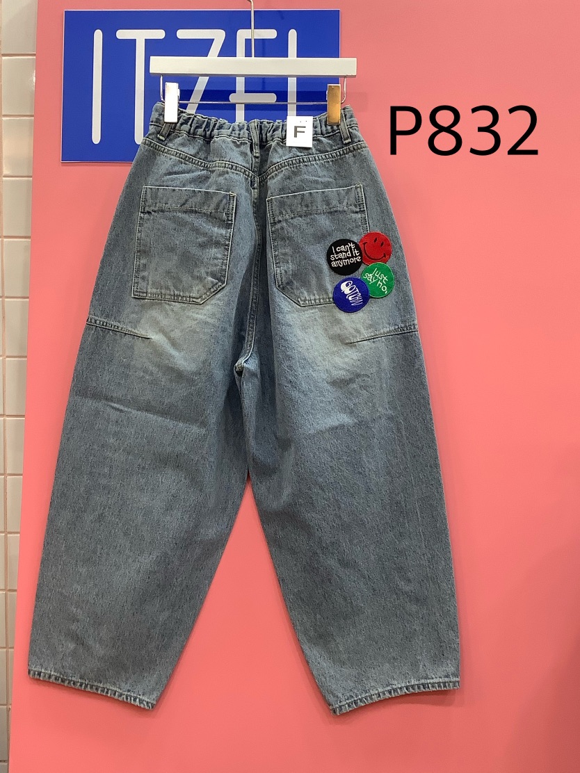 ITZEL韓國直郵㊣東大門實拍女裝新品推薦熱賣時尚休閑牛仔褲ITZEL牛仔褲