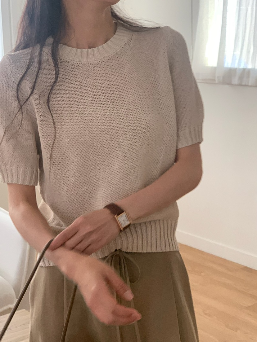 BLEECKER韓國㊣直郵東大門代購女裝新款休閑推薦25春夏針織衫BLEECKER針織衫