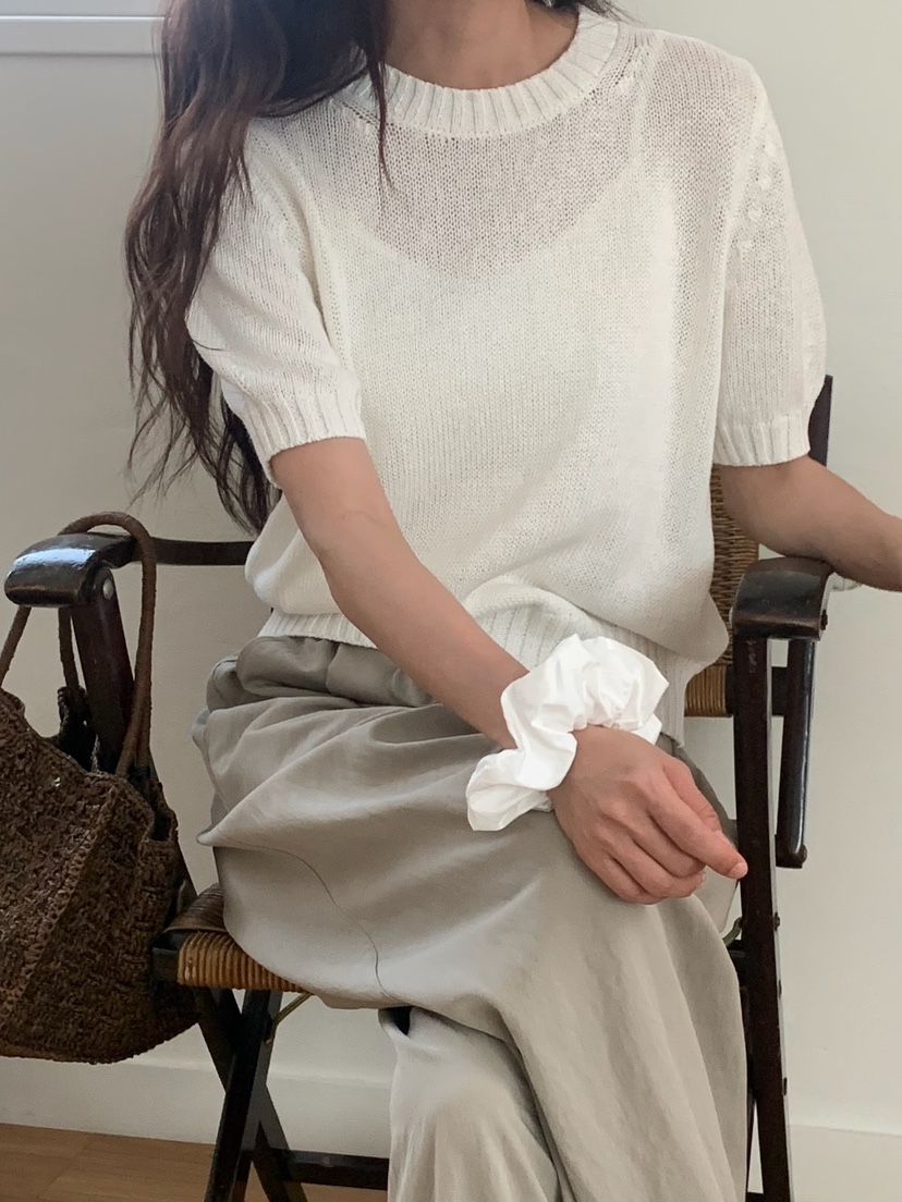 BLEECKER韓國㊣直郵東大門代購女裝新款休閑推薦25春夏針織衫BLEECKER針織衫