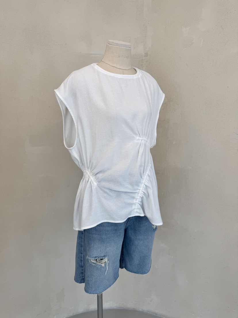 LAUNDRY直郵韓國代購㊣女裝新品熱賣25春夏推薦襯衫蕾絲衫亞麻LAUNDRY襯衫/蕾絲衫