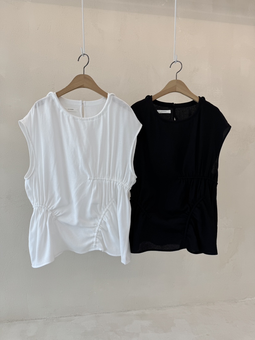 LAUNDRY直郵韓國代購㊣女裝新品熱賣25春夏推薦襯衫蕾絲衫亞麻LAUNDRY襯衫/蕾絲衫