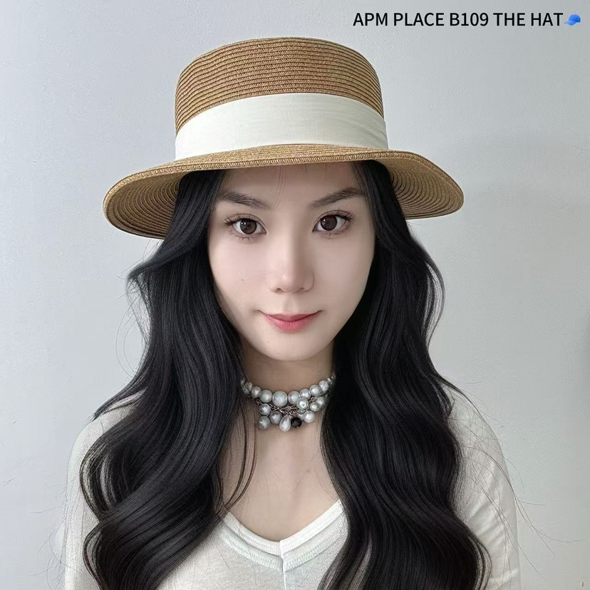 THE HAT-P韓國直郵㊣東大門實拍女裝新款熱賣時尚帽子絲綢THE HAT帽子