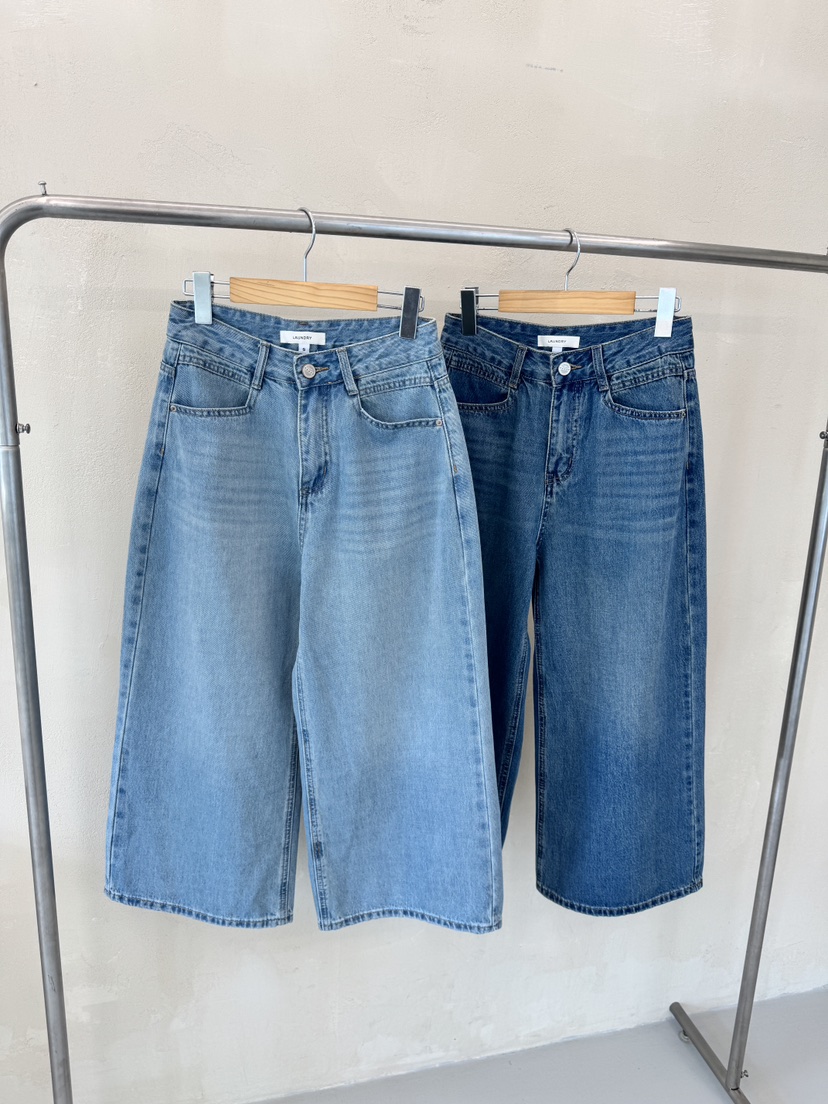 LAUNDRY韓國㊣直郵東大門代購女裝新款時尚人氣休閑推薦牛仔褲LAUNDRY牛仔褲