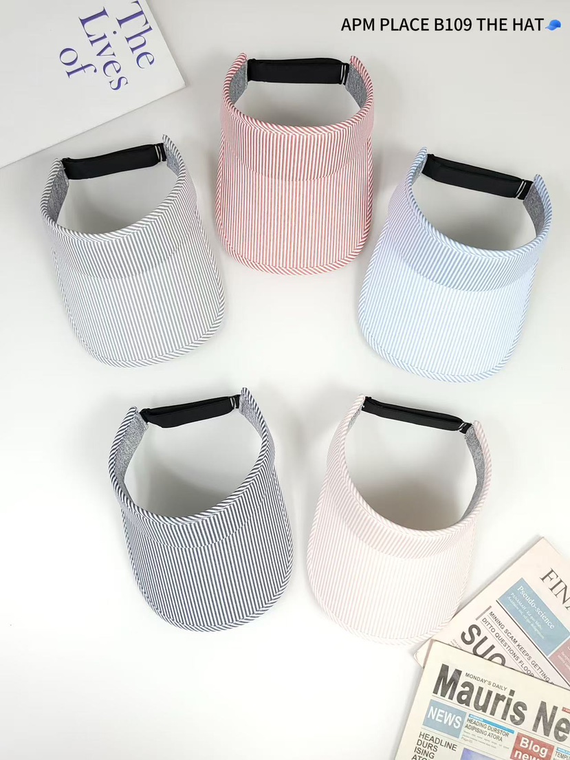 THE HAT-P直郵韓國代購㊣女裝新品人氣休閑時尚推薦帽子條紋THE HAT帽子