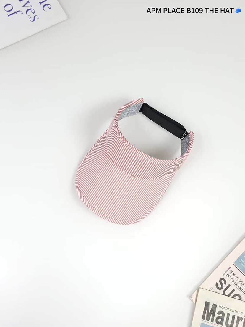 THE HAT-P直郵韓國代購㊣女裝新品人氣休閑時尚推薦帽子條紋THE HAT帽子圖色3