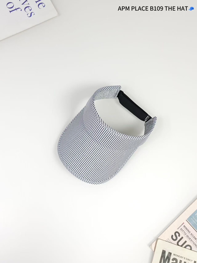 THE HAT-P直郵韓國代購㊣女裝新品人氣休閑時尚推薦帽子條紋THE HAT帽子圖色4