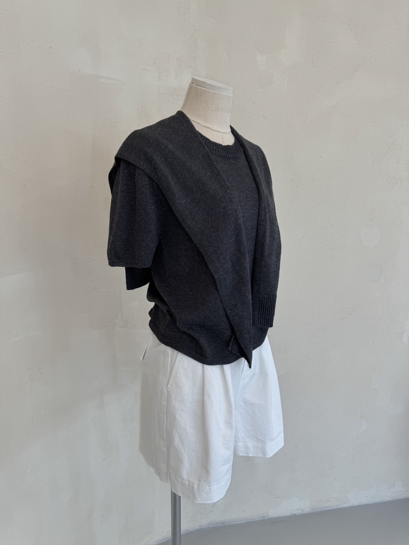 LAUNDRY直郵韓國代購㊣女裝新品熱賣推薦25春夏休閑針織衫披肩LAUNDRY針織衫