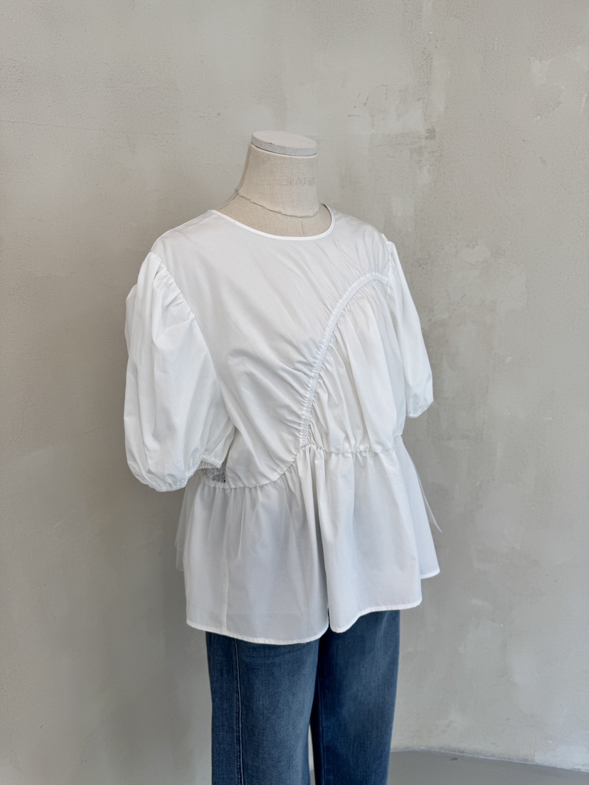 LAUNDRY直郵韓國代購㊣女裝新品熱賣25春夏休閑時尚襯衫蕾絲衫LAUNDRY襯衫/蕾絲衫