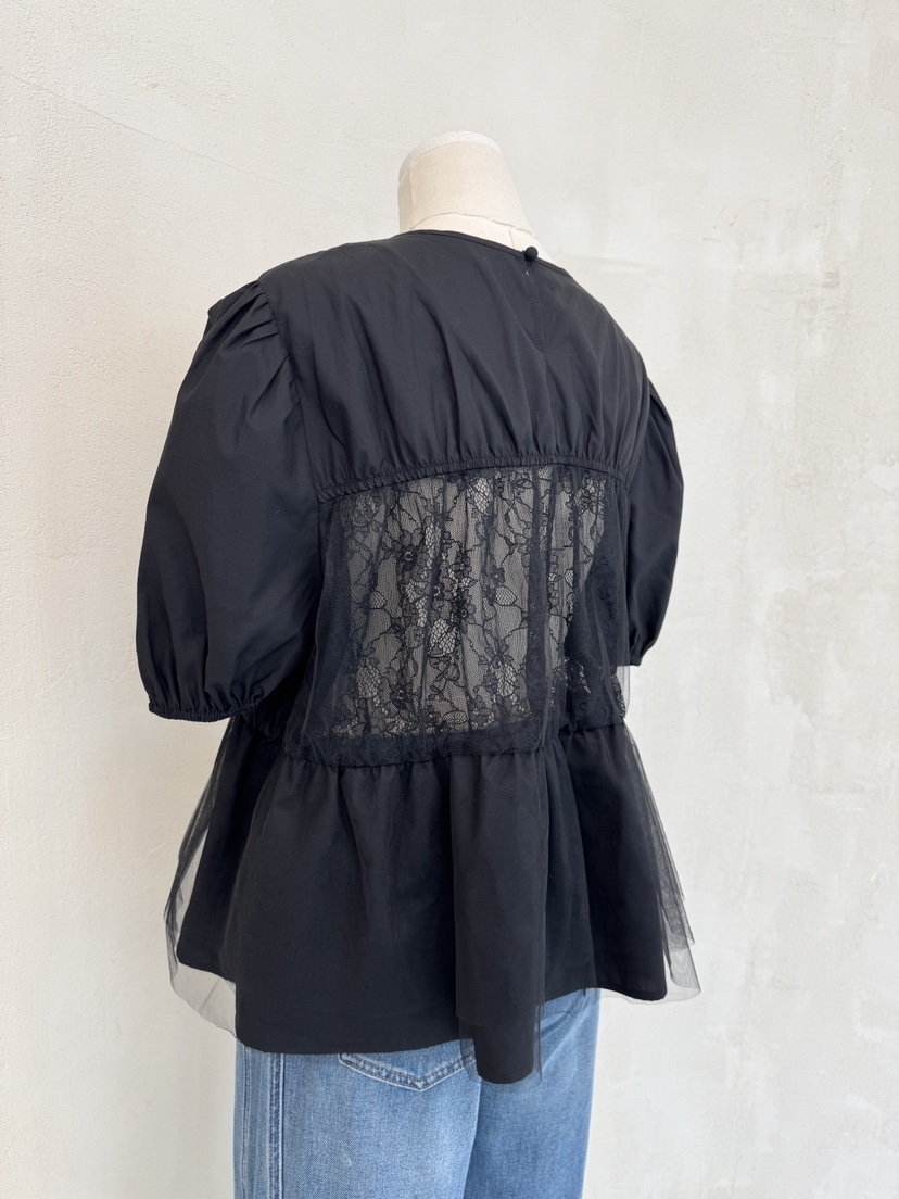 LAUNDRY直郵韓國代購㊣女裝新品熱賣25春夏休閑時尚襯衫蕾絲衫LAUNDRY襯衫/蕾絲衫