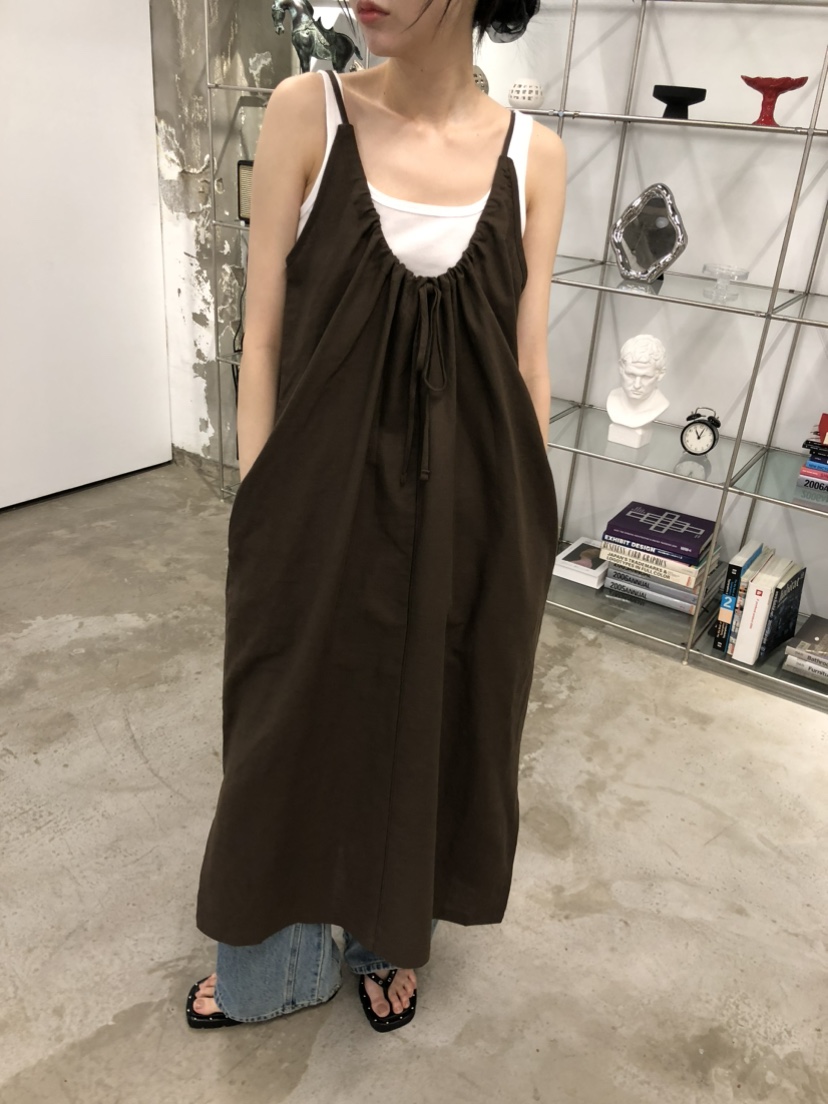 FOSET韓國直郵㊣女裝新款25春夏時尚人氣推薦休閑連衣裙亞麻FOSET連衣裙