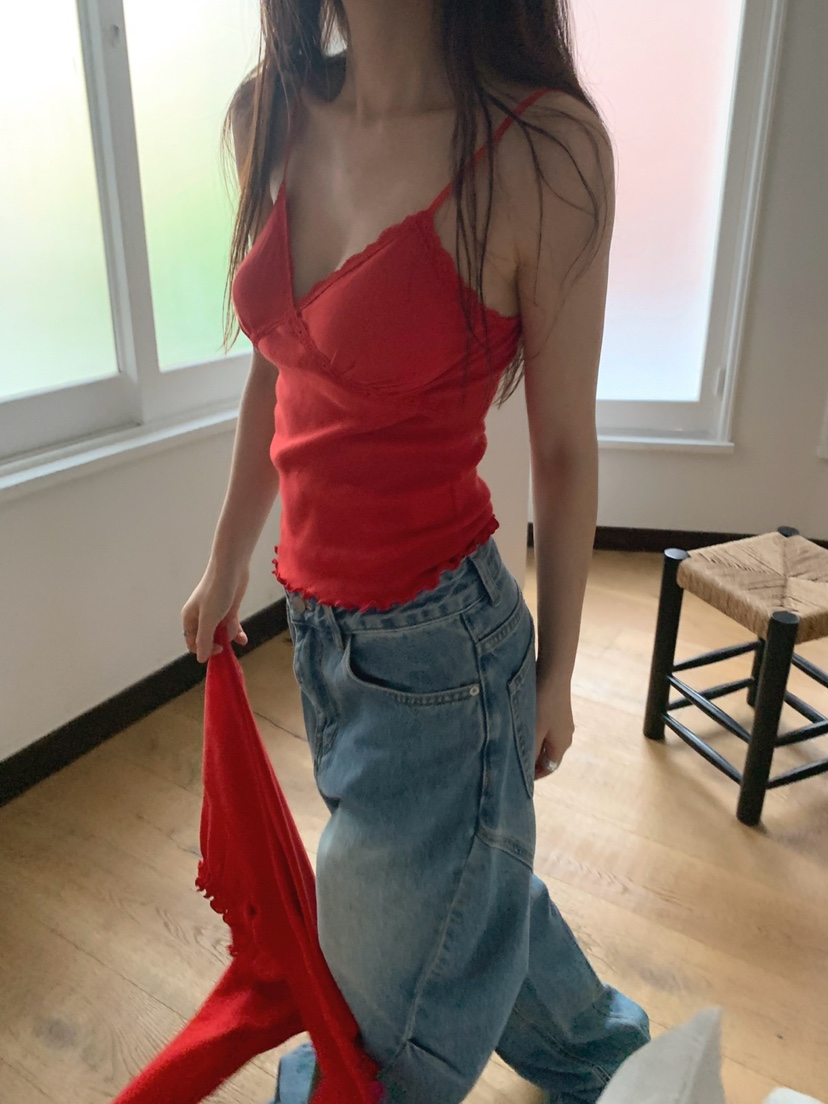 JKICHI直郵韓國代購㊣女裝新品人氣休閑時尚吊帶背心可愛的JKICHI吊帶/背心
