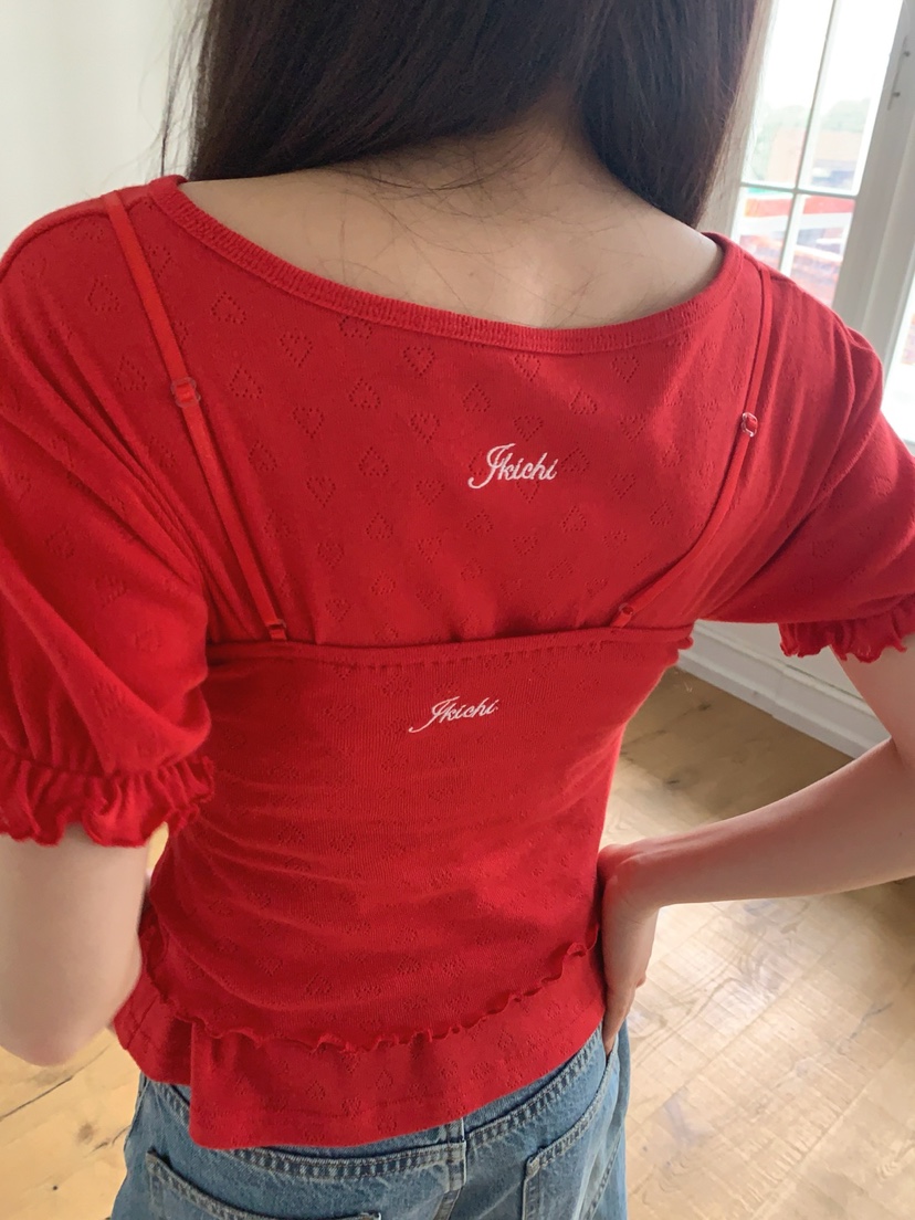 JKICHI直郵韓國代購㊣女裝新品人氣休閑時尚吊帶背心可愛的JKICHI吊帶/背心